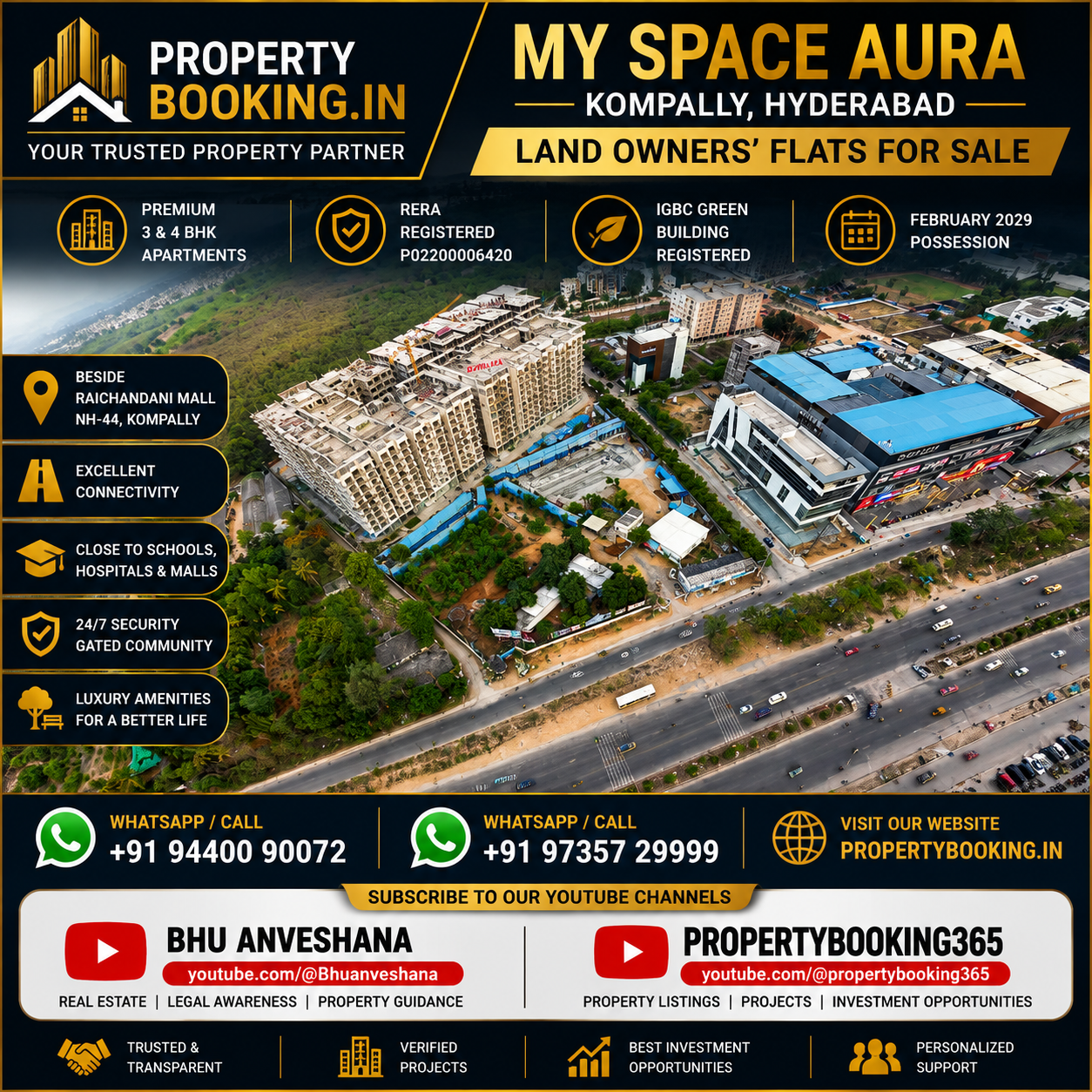My Space Aura – Land Owners’ Flats for Sale