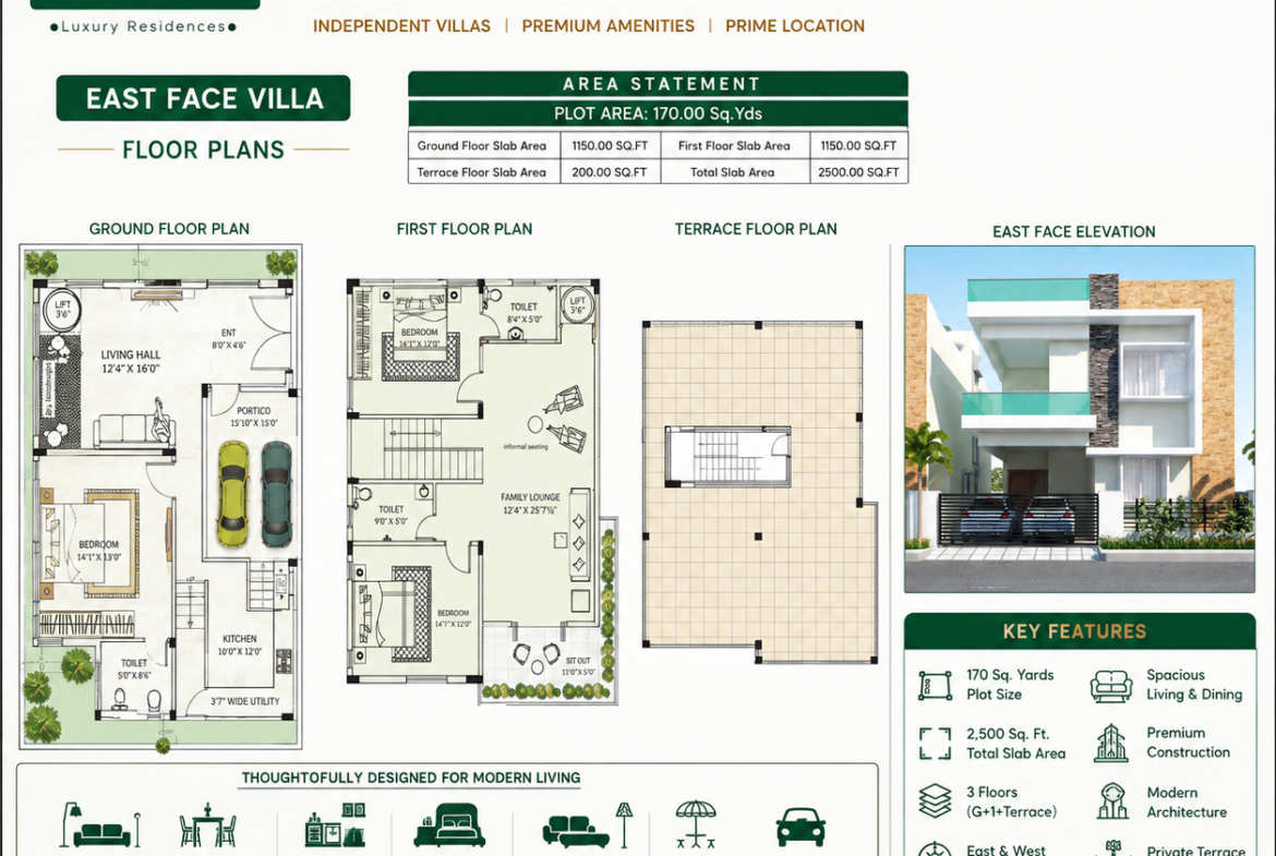 Luxury Villas for Sale in Kompally, Hyderabad
