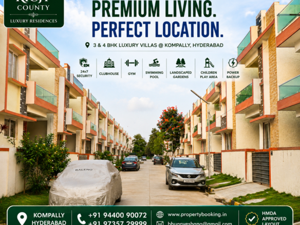 Luxury Villas for Sale in Kompally, Hyderabad