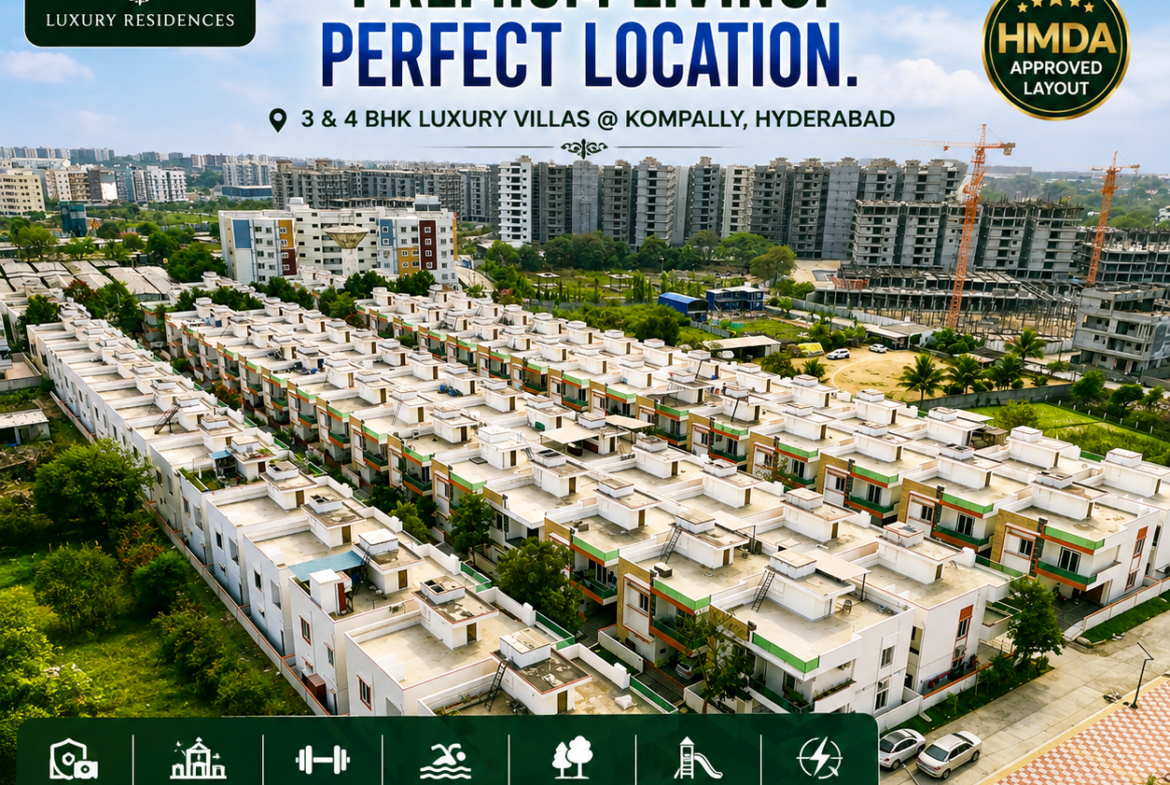 Luxury Villas for Sale in Kompally, Hyderabad