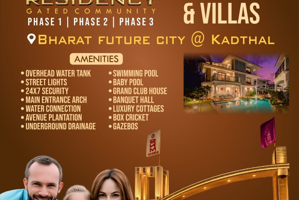 Plots for Sale                                                                                    SNM CYBER RESIDENCY – Kadthal, Hyderabad
