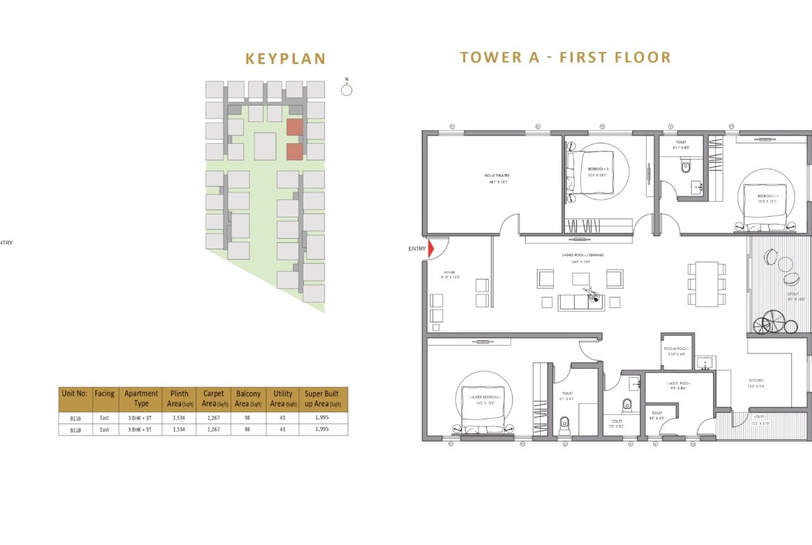 My Space Aura – Land Owners’ Flats for Sale