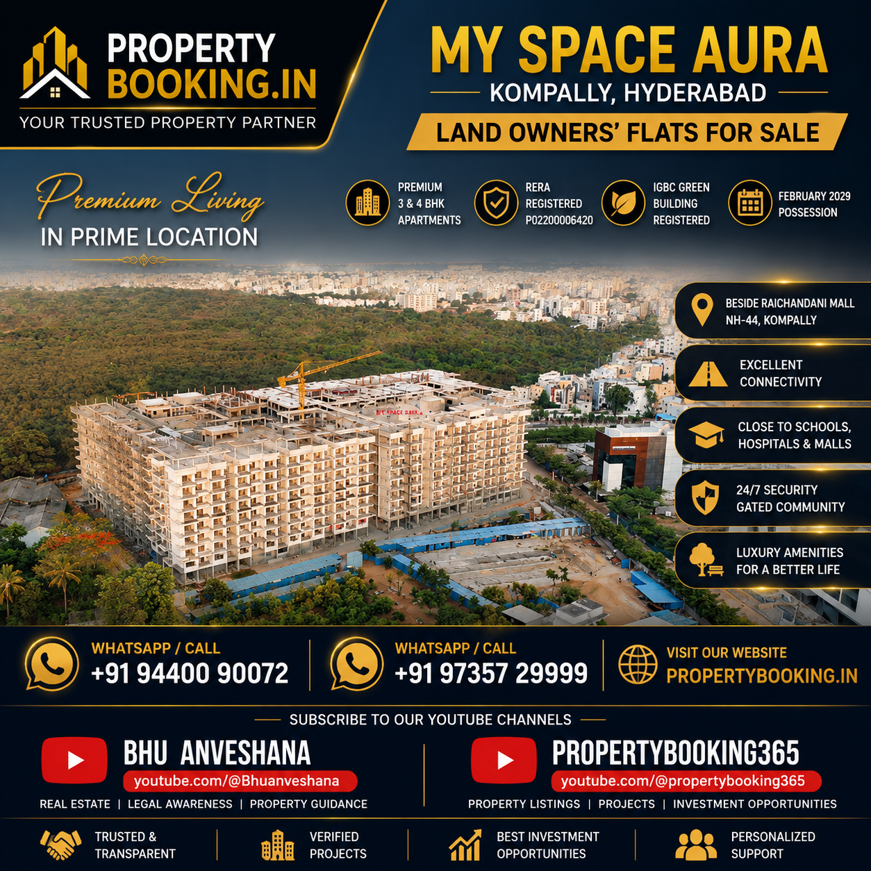 My Space Aura – Land Owners’ Flats for Sale