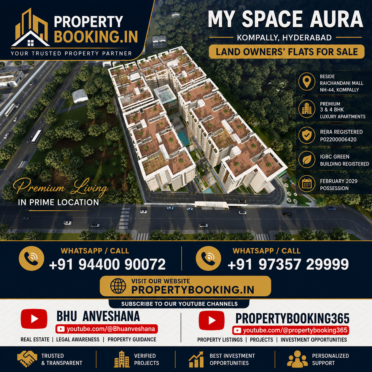 My Space Aura – Land Owners’ Flats for Sale
