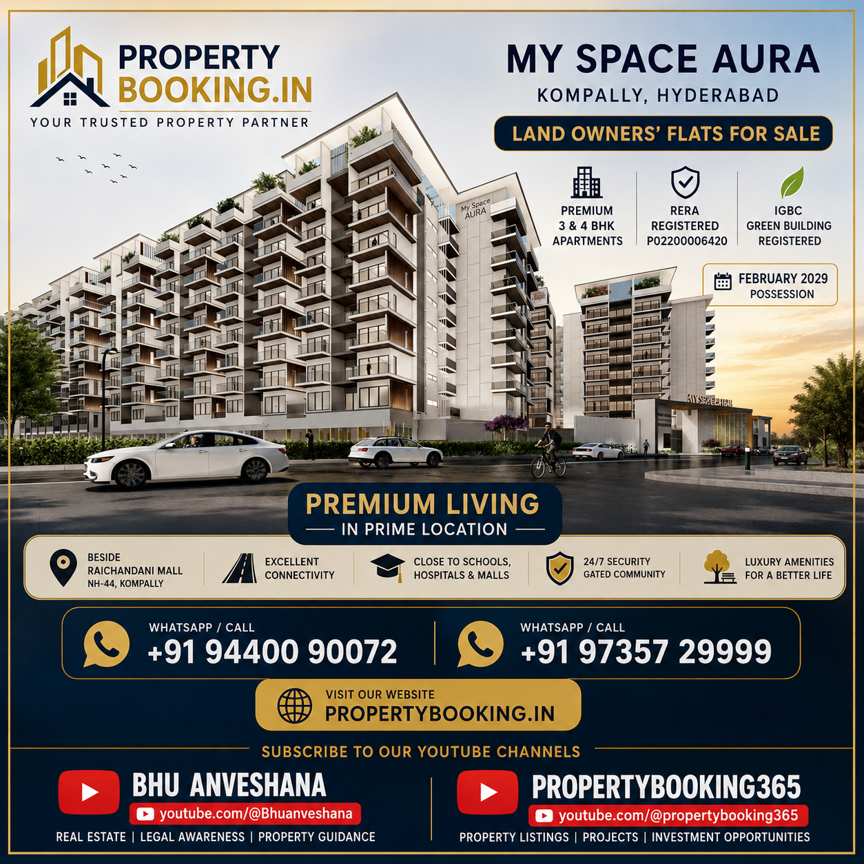 My Space Aura – Land Owners’ Flats for Sale