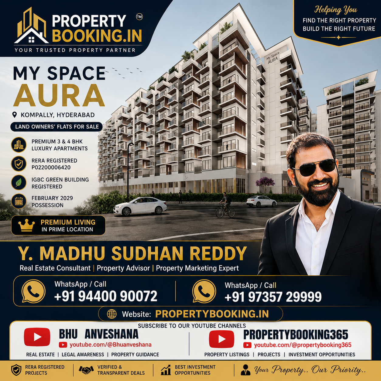 My Space Aura – Land Owners’ Flats for Sale