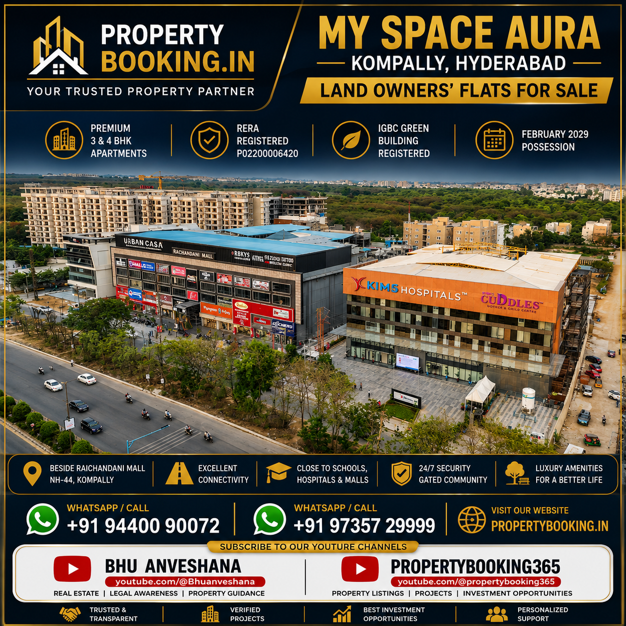 My Space Aura – Land Owners’ Flats for Sale